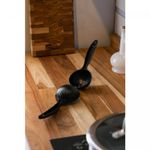 Espremedor-de-Limao-com-Cabo-Antiderrapante-Chef-Pro-22cm-Preto-Liga-de-Zinco-Wolff