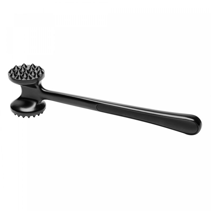 Martelo-Amaciador-de-Carnes-com-Cabo-Antiderrapante-Chef-Pro-225cm-Preto-Liga-de-Zinco-Wolff