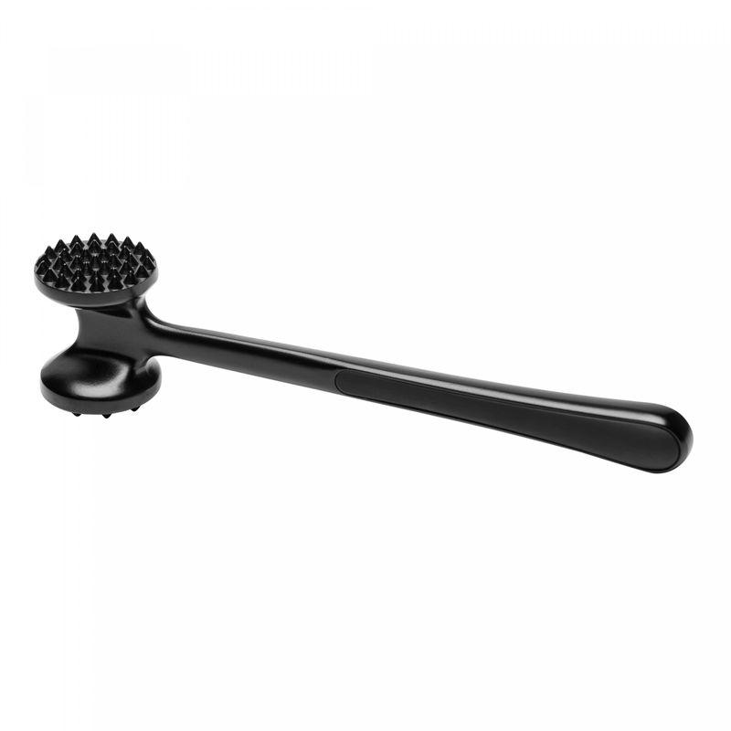 Martelo-Amaciador-de-Carnes-com-Cabo-Antiderrapante-Chef-Pro-225cm-Preto-Liga-de-Zinco-Wolff