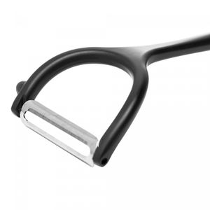 Descarcador de Legumes com Cabo Antiderrapante Chef Pro 18cm Preto Liga de Zinco - Wolff