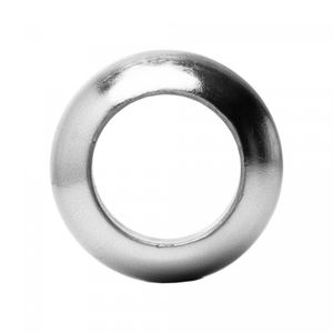 Conjunto 4 Anéis para Guardanapos 5,5cm x 5,5cm x 3cm Prateado Plástico – Wolff