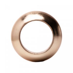 Conjunto 4 Anéis para Guardanapos 5,5cm x 5,5cm x 3cm Dourado Plástico – Wolff