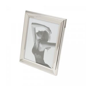 Porta-Retrato Perene Liso 10cm x 15cm Prata Aço Inox - Wolff