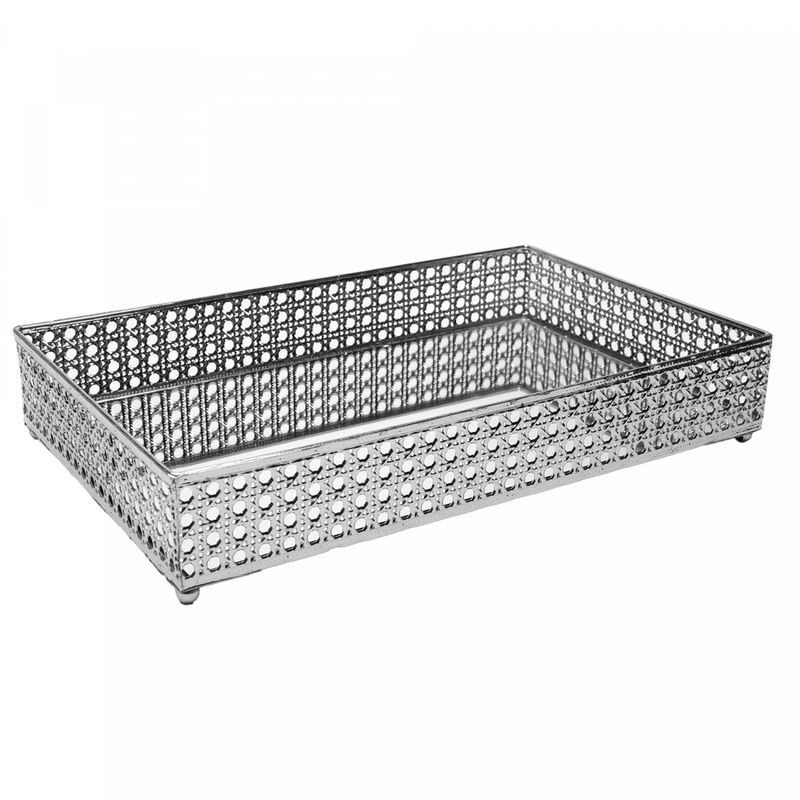 Bandeja-com-Espelho-Versalhes-32cm-x-20cm-x-5cm-Prateada-Metal-Wolff