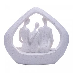 Adorno Decorativo Harmonia em Família 20,5cm x 7cm x 17,5cm Resina - Wolff