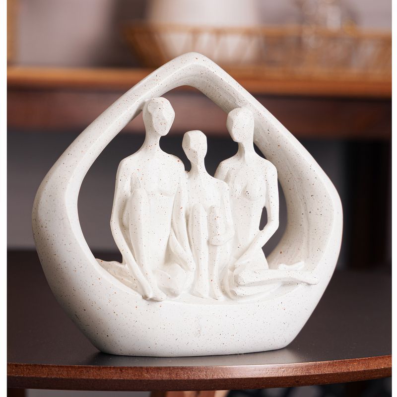 Adorno-Decorativo-Harmonia-em-Familia-205cm-x-7cm-x-175cm-Resina-Wolff