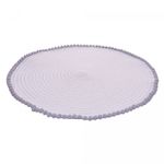 Lugar-Americano-Lamour-36cm-Bege-Poliester-Wolff