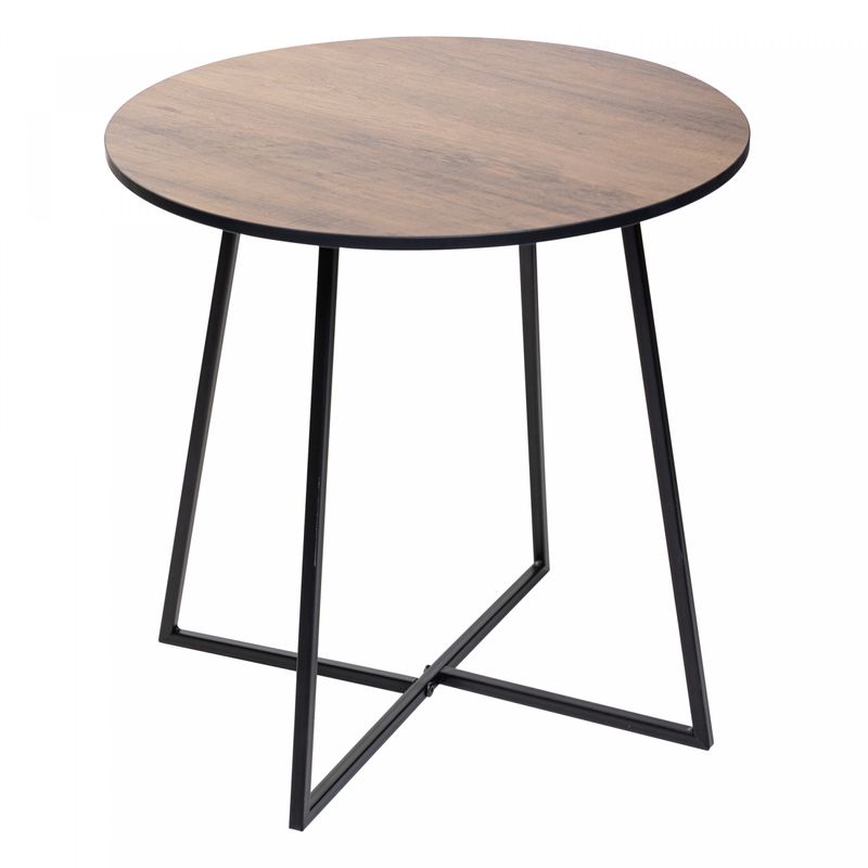 Mesa-Lateral-Redonda-40cm-x-40cm-Preta-Metal-Wolff