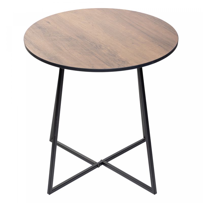 Mesa-Lateral-Redonda-40cm-x-40cm-Preta-Metal-Wolff