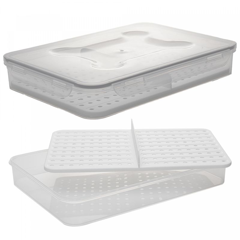 Porta-Frios-com-Divisoria-e-Tampa-Hermetica-265cm-x-19cm-x-4cm-Branco-Plastico-Lyor