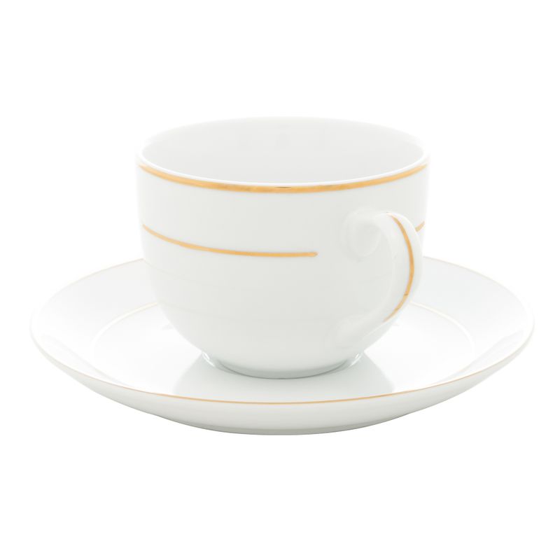 Xicara-de-Cha-de-Porcelana-com-Pires-e-Borda-Dourada-Monaco-Branco-220ml-Wolff