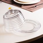 Queijeira-Little-Bee-19cm-x-19cm-x-13,5cm-Cristal-Lyor