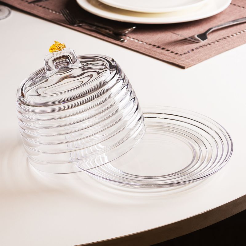 Queijeira-Little-Bee-19cm-x-19cm-x-13,5cm-Cristal-Lyor