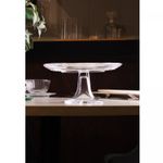 Prato-para-Bolo-com-Pe-Little-Bee-19cm-x-19cm-x-10cm-Cristal-Lyor