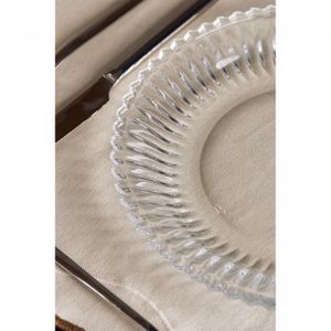 Prato para Sobremesa Império 20cm Cristal - Wolff