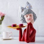 Figura-Decorativa-Boneca-com-Bandeja-de-Resina-24cm-x-18cm-x-32cm-Wolff
