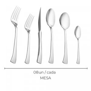 Faqueiro 54 Peças Berna Aço Inox - Wolff