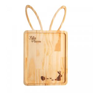 Petisqueira de Madeira Pinus New Easter 45cm x 25cm x 1,5cm - Woodart