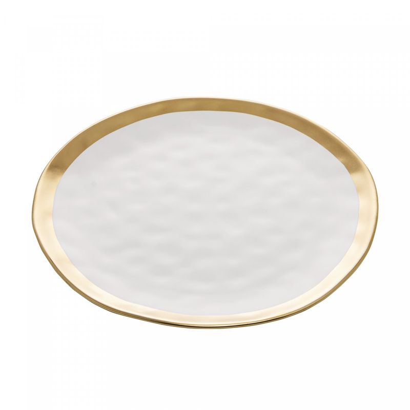 Prato-para-Sobremesa-de-Porcelana-Dubai-Branco-e-Dourado-21-cm-Wolff