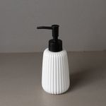 Porta-Sabonete-Liquido-de-Ceramica-Granilite-Balloon-Branco-270ml-Wolff
