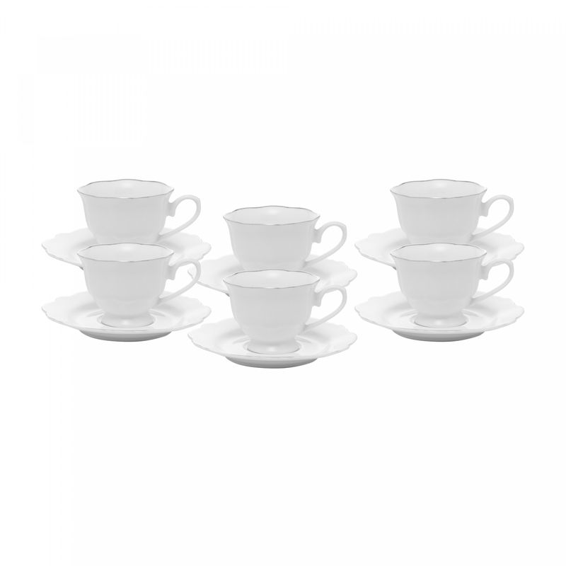 Conjunto-6-Xicaras-de-Cafe-de-Porcelana-com-Pires-Branco-com-Fio-Prata-Maldivas-80ml-Wolff