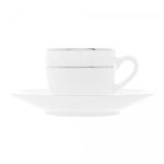 Conjunto-6-Xicaras-de-Cafe-de-Porcelana-com-Pires-e-Borda-Prateada-Monaco-Branco-100ml-Wolff