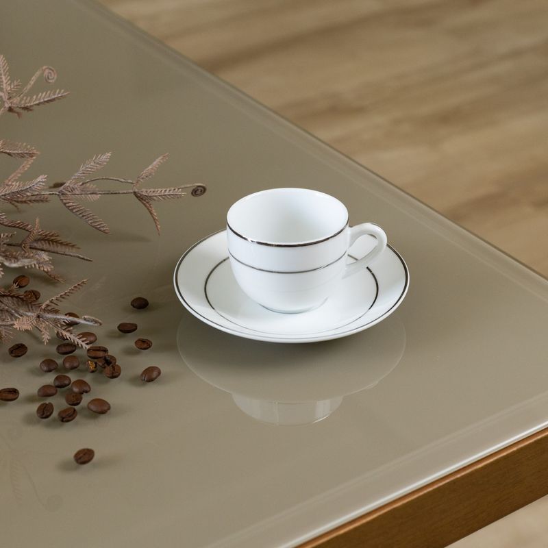 Conjunto-6-Xicaras-de-Cafe-de-Porcelana-com-Pires-e-Borda-Prateada-Monaco-Branco-100ml-Wolff