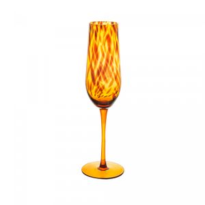Conjunto 2 Taças para Champagne De Vidro Leopard 210Ml - Wolff