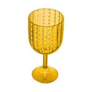 Taça de Acrílico Orquídea Âmbar 350ml - Wolff