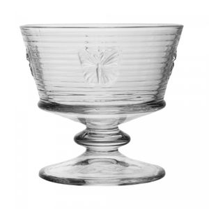 Conjunto 4 Taças para Sobremesa Lines Butterfly 240ml Vidro - Wolff
