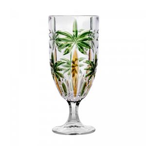 Taça Palm Tree Handpaint 450ml Cristal Ecológico - Wolff