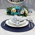 Lugar-Americano-de-Polipropileno-Leaf-Azul-Escuro-38cm-Wolff