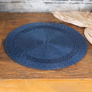 Lugar Americano de Polipropileno Azul Marinho 38cm - Wolff