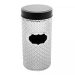 Pote-de-Vidro-com-Tampa-Preta-Label-11cm-x-22cm-16L-Wolff