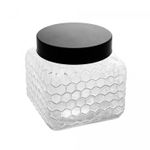 Pote-de-Vidro-com-Tampa-Preta-Colmeia-13x13cm-13l-Wolff