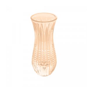 Vaso de Cristal Queen Âmbar Metalizado 6cm x 15cm - Wolff