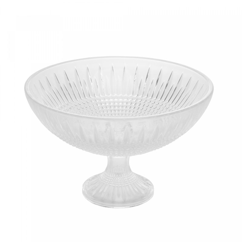Centro-de-Mesa-de-Cristal-com-Pe-Queen-30cm-x-19cm-Wolff