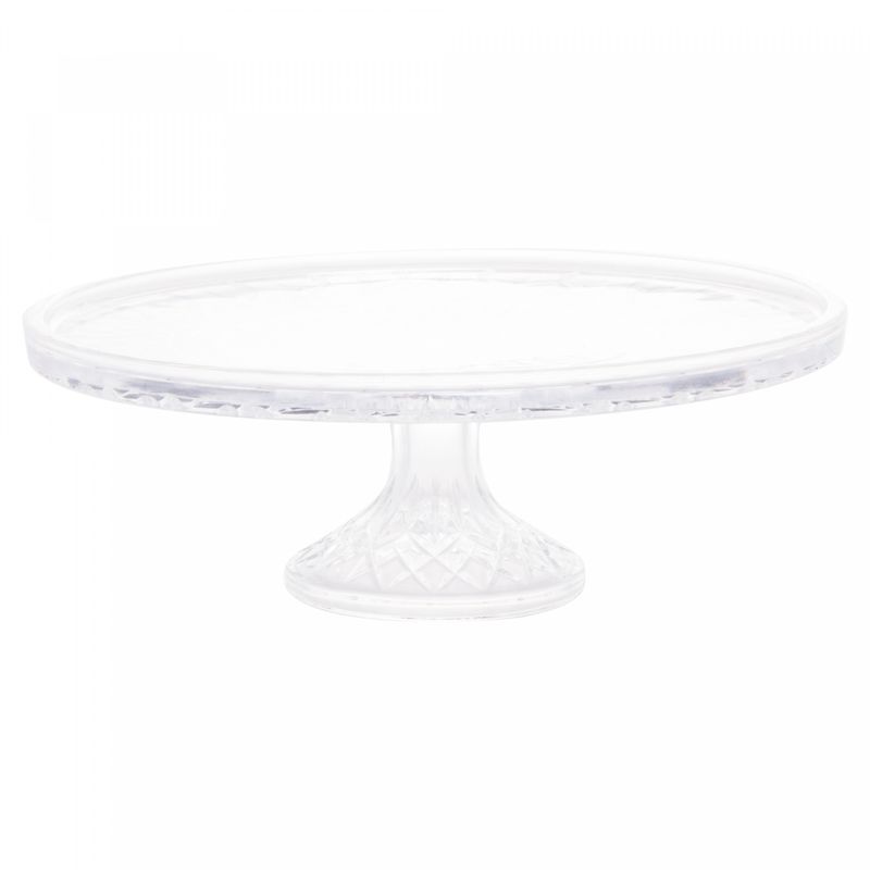 Prato-para-Bolo-de-Cristal-com-Pe-Lys-32cm-x-11cm-Wolff