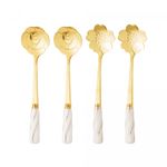 Conjunto-4-Colheres-de-Cha-de-Aco-Inox-com-Cabo-de-Ceramica-Flowers-Dourado-Branco-Wolff
