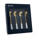Conjunto-4-Colheres-de-Cha-de-Aco-Inox-com-Cabo-de-Ceramica-Flowers-Dourado-Branco-Wolff