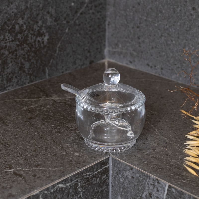Acucareiro-de-Cristal-com-Colher-Pearl-10cm-x-10cm-x-11cm-Wolff