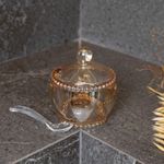 Acucareiro-de-Cristal-com-Colher-Pearl-Ambar-Metalizado-10cm-x-11cm-Wolff