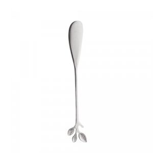 Conjunto 4 Espátulas de Aço Inox Leaves Prata - Wolff