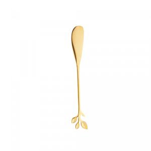 Conjunto 4 Espátulas de Aço Inox Leaves Dourado - Wolff