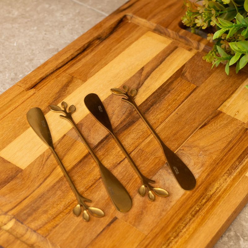 Conjunto-4-Espatulas-de-Aco-Inox-Leaves-Dourado-Wolff