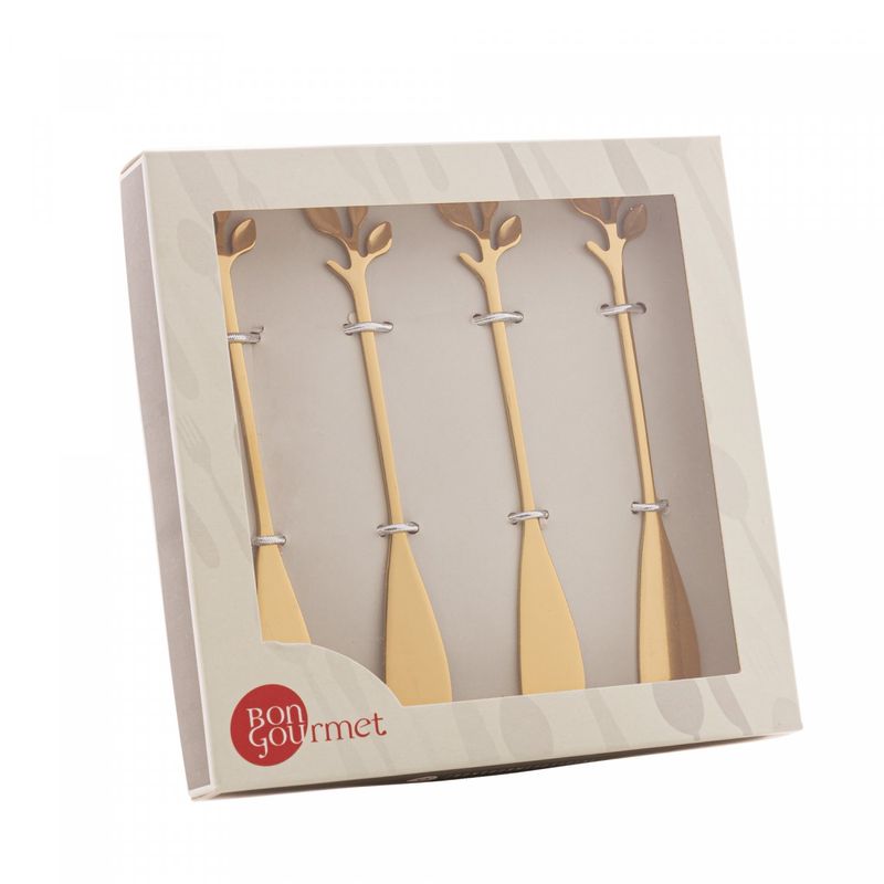 Conjunto-4-Espatulas-de-Aco-Inox-Leaves-Dourado-Wolff