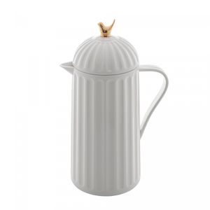 Garrafa Térmica de Plástico Bird Branca 1L - Wolff