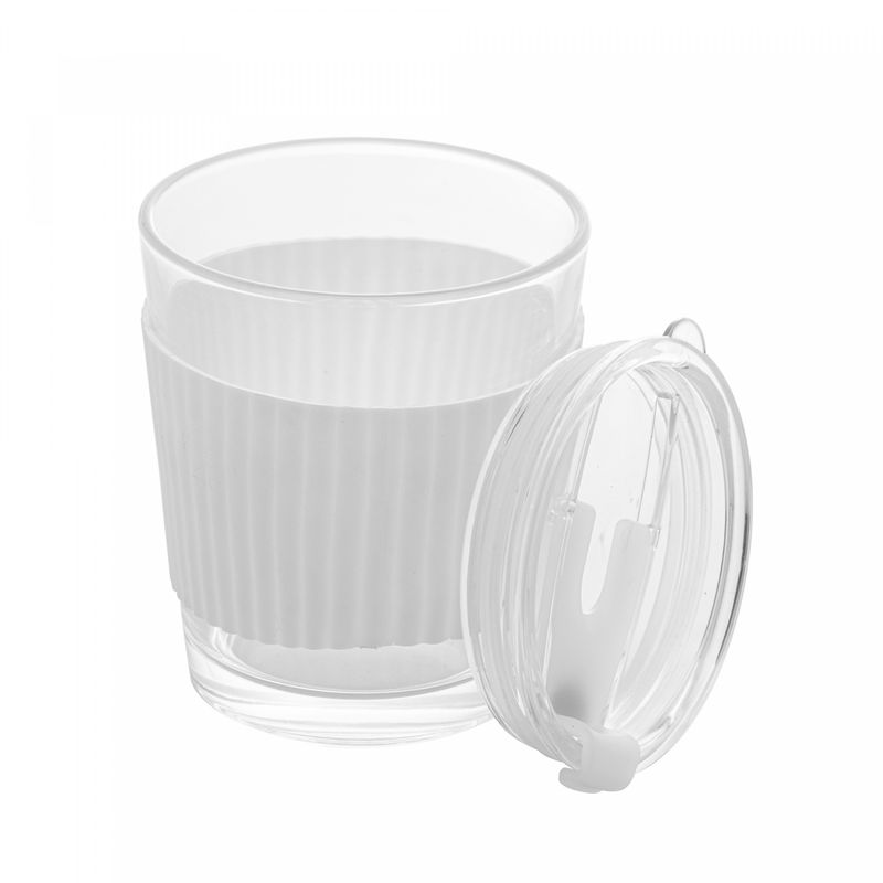 Copo-de-Vidro-com-Cinta-em-Silicone-Branco-350ml-Wolff