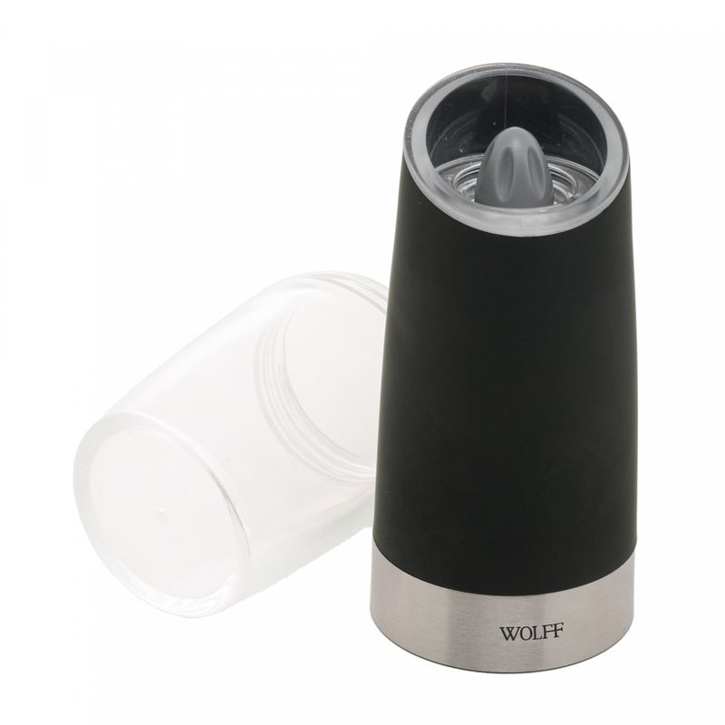 Moedor-de-Temperos-Automatico-em-Aco-Inox-Gravity-Preto-6cm-x-6cm-x-20cm-Wolff