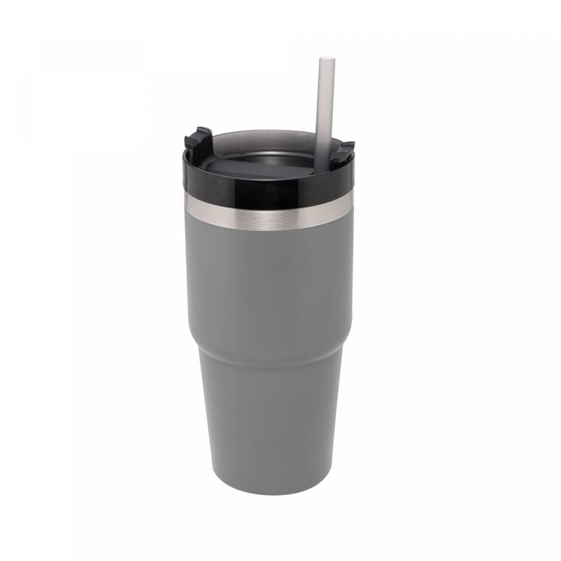 Copo-Termico-Parede-Dupla-SlimTerm-com-Base-Ergonomica-e-Canudo-Cinza-590ml-Wolff